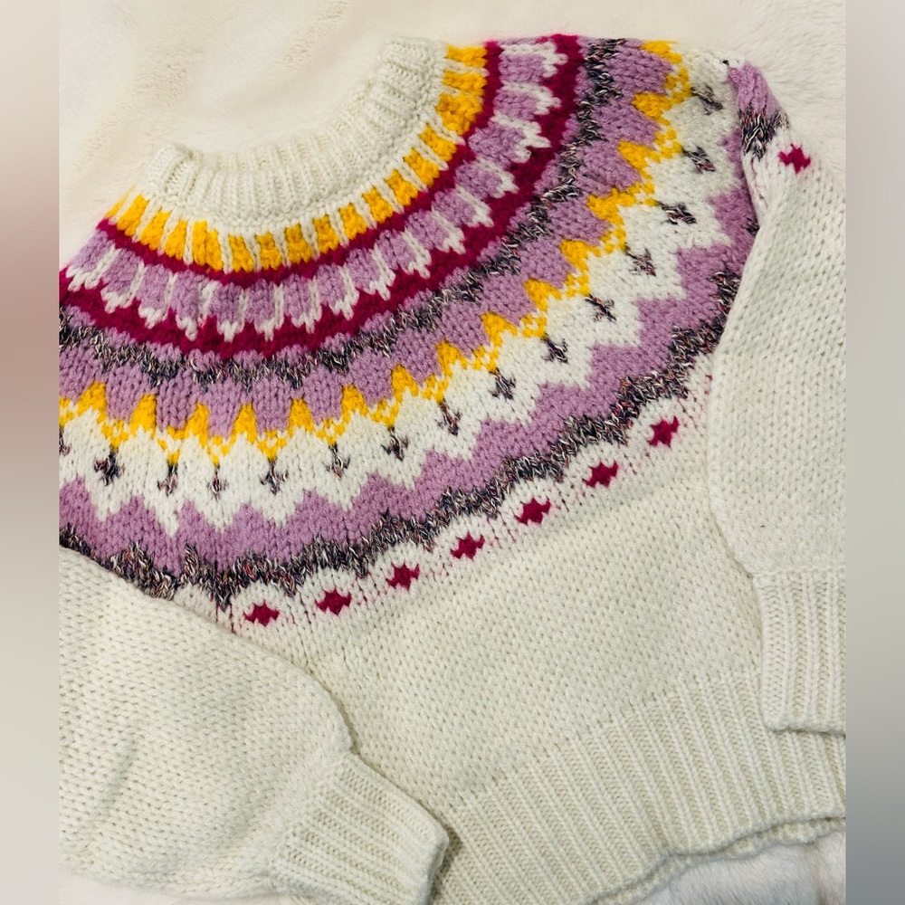 ✨ Sézane Pull Constantin – Ecru – Size S